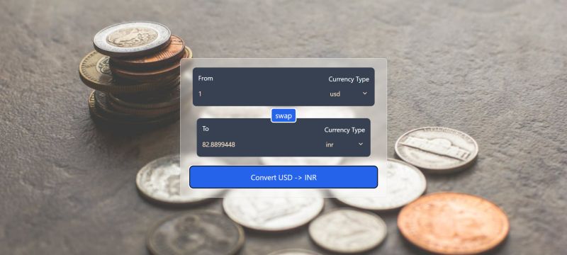 Currency Converter Project Image